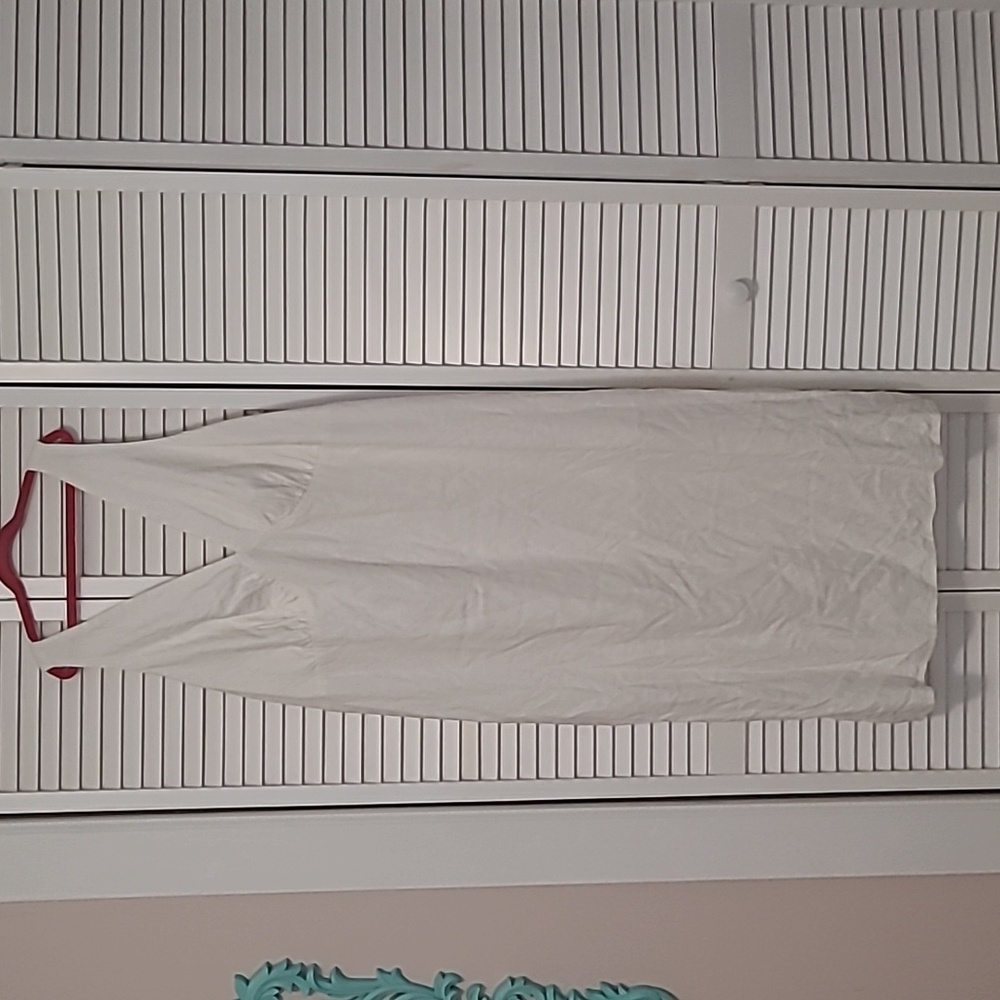 Old Navy Off-White 3X Linen-blend Sundress New w/tag